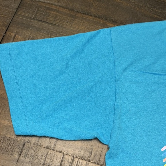 VTG Orlando Florida Blue Graphic Short Sleeve Unisex Jerzees T-Shirt Size LG - Picture 8 of 16